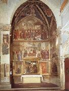 Domenico Ghirlandaio family chapel of the Sassetti oil on canvas
